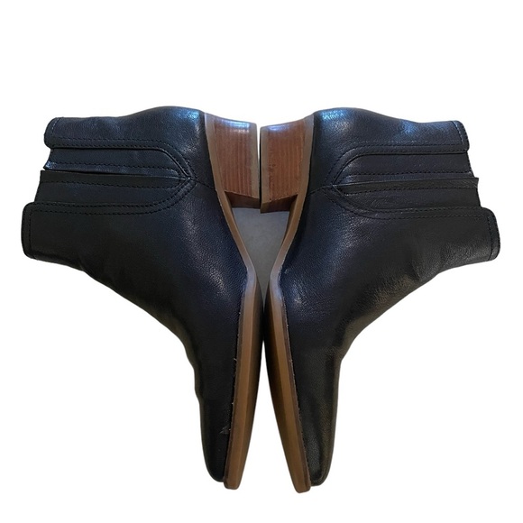 Cole Haan Women’s Hadlyn Black Leather Zip Block Heel Bootie, Size 8.5 - Picture 8 of 13